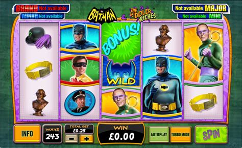 ᐈ Игровой Автомат Batman And The Riddler Riches  Играть Онлайн Бесплатно Playtech™